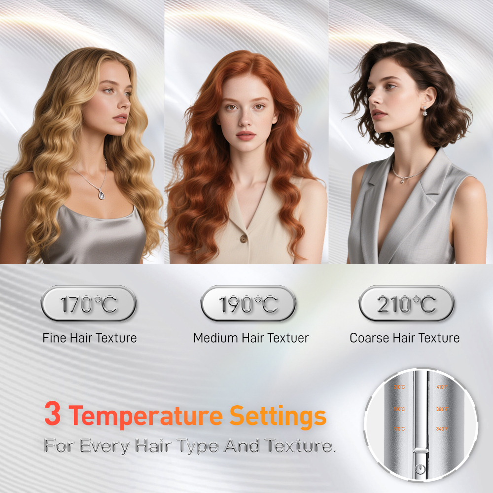  کرلی مو خودکار با طراحی ایمن 