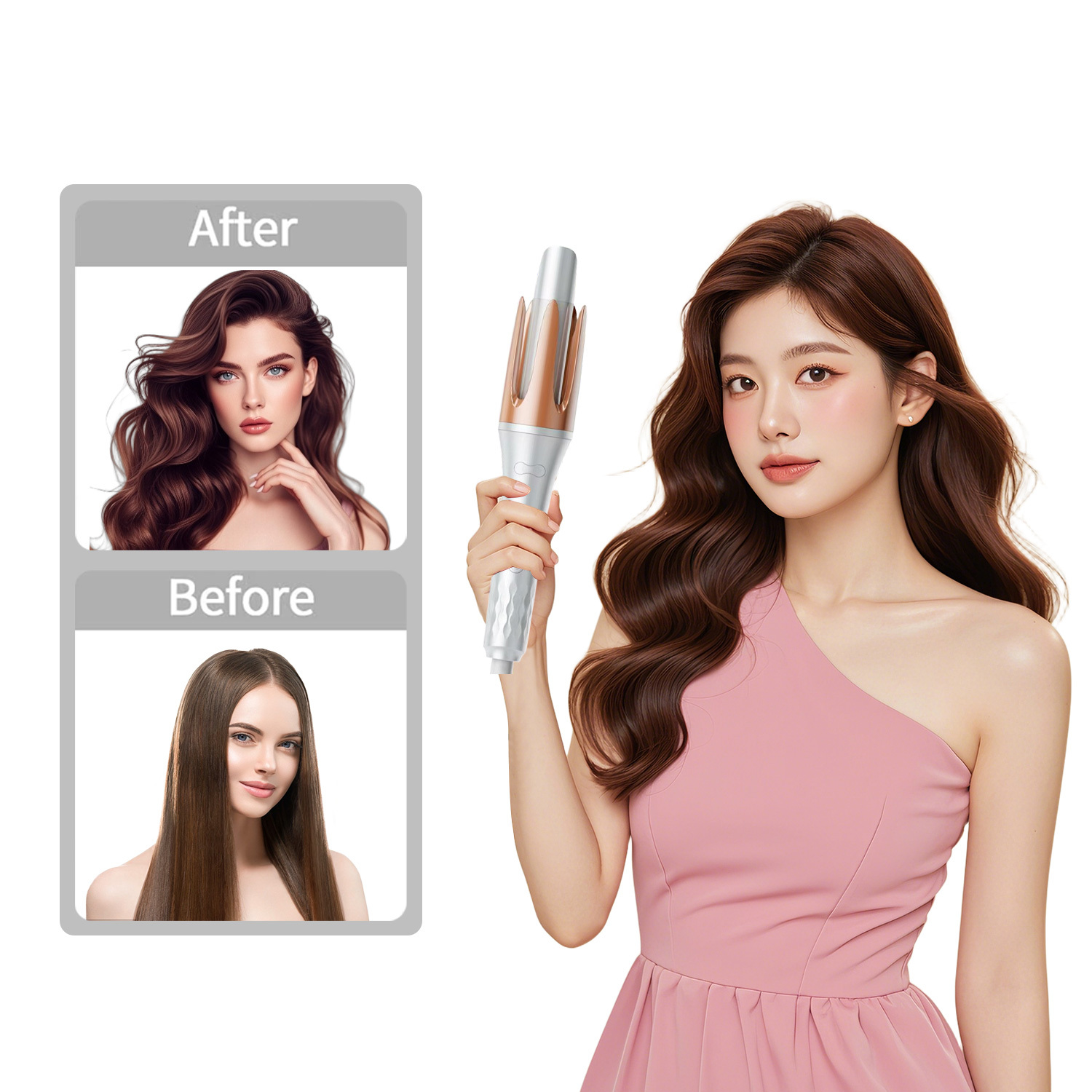  دستگاه کرلی مو شیگلم اتوماتیک 