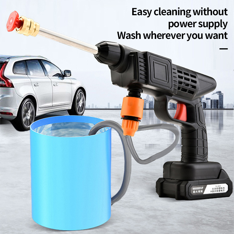  شلنگ انعطاف‌پذیر برای کارواش پرتابل شارژی 